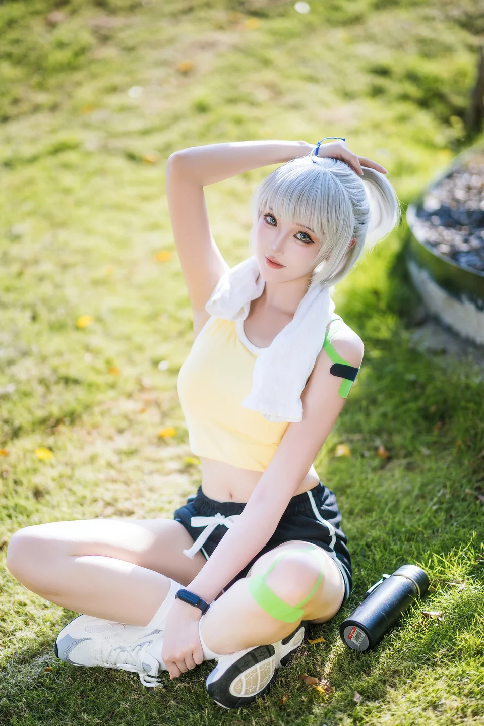 瓜希酱 - 灵笼 白月魁运动服 [15P-49MB]  tg@simisebaisi 【丝足阁】011.webp